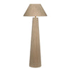Teny Accent Floor Lamp | Tapered Shade | Brown Jute Wrapped Base 61’’ BM334590