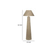 Teny Accent Floor Lamp | Tapered Shade | Brown Jute Wrapped Base 61’’ BM334590