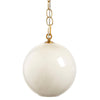 Tero Ceiling Pendant Light | Beige Blown Glass | Antique Brass | 12’’ BM334591