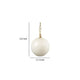 Tero Ceiling Pendant Light | Beige Blown Glass | Antique Brass | 12’’ BM334591