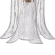 Kero Ceiling Lamp | Murano Style Clear Blown Glass Pendant | 12’’