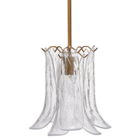 Clear, Antique Brass
