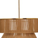 Dero Chandelier | 3 Tier Natural Brown Cotton Rope Woven | 25’’ Metal BM334600