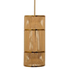 Dero Pendant Chandelier | Natural Brown Cotton Rope Woven | 10’’ BM334601