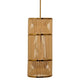 Dero Pendant Chandelier | Natural Brown Cotton Rope Woven | 10’’ BM334601