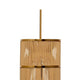Dero Pendant Chandelier | Natural Brown Cotton Rope Woven | 10’’ BM334601