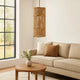 Dero Pendant Chandelier | Natural Brown Cotton Rope Woven | 10"