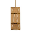 Dero Pendant Chandelier | Natural Brown Cotton Rope Woven | 10"