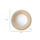 Defy Wall Mirror | 39’’ Round Frame | Boho Style Ivory Natural Bamboo