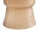 Hery Garden Side Table Stool | Hourglass Glossy Brown Soda Lime Glass BM334612