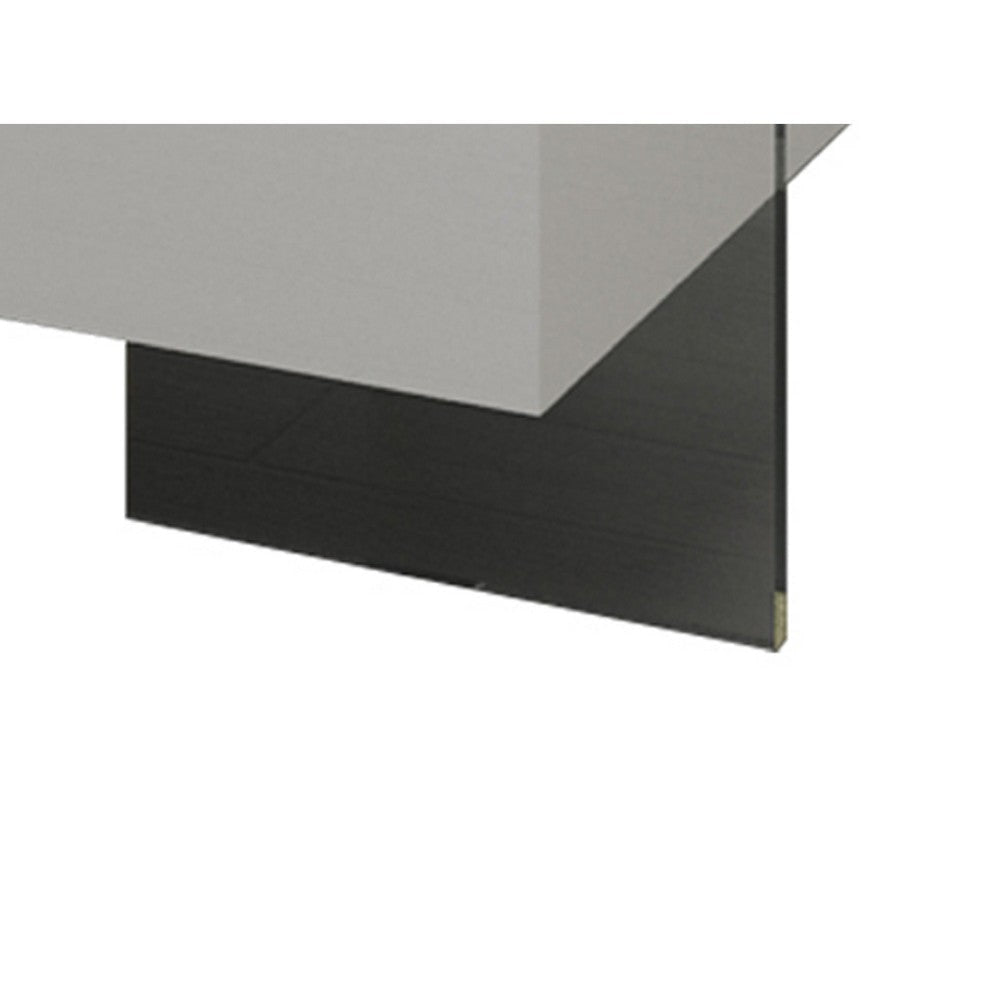 Noor Tall Coffee Table | Removable Center Tray | White | 47’’ Square