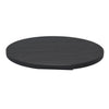 Side End Table | 24’’ Spacious Round Top | Black Veneer Tapered Base BM334692