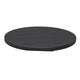 Side End Table | 24’’ Spacious Round Top | Black Veneer Tapered Base BM334692