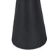 Side End Table | 24’’ Spacious Round Top | Black Veneer Tapered Base BM334692