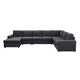 Fenie Modular Sectional Sofa | Reversible Chaise | Dark Gray | 147’’ BM334717