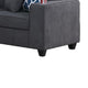 Nid Reversible RAF L Shaped Sectional Sofa | Stone Gray Woven | 125’’ BM334740