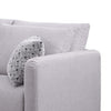 Lane L Shaped Sectional Sofa | Ottoman | 3 Pillows | Light Gray | 95’’ BM334750