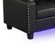 Renza Sectional Sofa Chaise with LED Lights | 2 Pillows | Black 74’’ BM334771