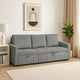 Swin Sofa w Pull Out Chaise and Storage | Gray Corduroy | 70"