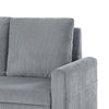 Swin Loveseat with Storage | Gray Corduroy | Soft Cushioned | 45’’ BM334773