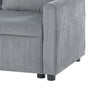 Swin Loveseat with Storage | Gray Corduroy | Soft Cushioned | 45’’ BM334773