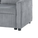 Swin Loveseat with Storage | Gray Corduroy | Soft Cushioned | 45’’ BM334773