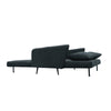 Linna Convertible Loveseat Sleeper | Modern Black | 2 Pillows | 61’’ BM334778