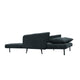 Linna Convertible Loveseat Sleeper | Modern Black | 2 Pillows | 61’’ BM334778