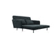 Linna Convertible Loveseat Sleeper | Modern Black | 2 Pillows | 61"
