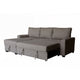 Nami Sleeper Sectional with Storage Chaise | Brown Flannel | 91’’ BM334780