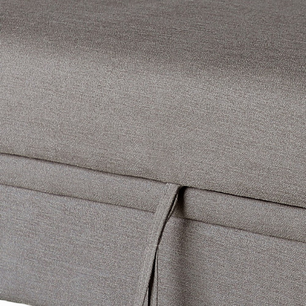 Nami Sleeper Sectional with Storage Chaise | Brown Flannel | 91’’ BM334780