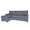 Nami Sleeper Sectional with Storage Chaise | Gray Flannel | 91"