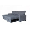 Nami Sleeper Sectional with Storage Chaise | Gray Flannel | 91’’ BM334781