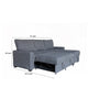 Nami Sleeper Sectional with Storage Chaise | Gray Flannel | 91’’ BM334781