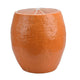 Accent Plant Stand | Orange Slice Themed Textured Design | 17" Top