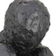Roy Abstract Contemplative Man Figurine | Black Resin Art | 27’’