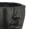 Kylz Decor Head Garden Planter | 23’’ | Wide Open Top | Black Resin BM334806