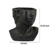 Kylz Decor Head Garden Planter | 23’’ | Wide Open Top | Black Resin BM334806