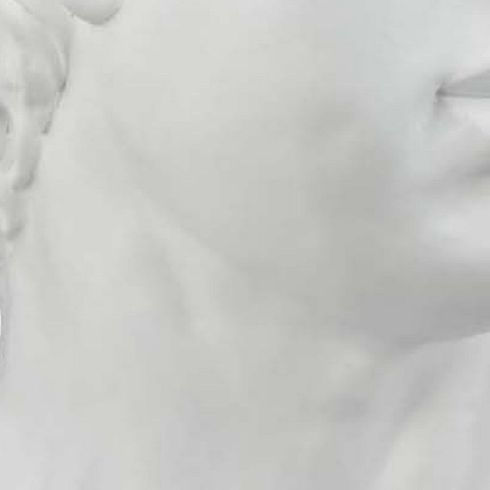 Kylz Decor Head Garden Planter | 23’’ | Wide Open Top | White Resin BM334807