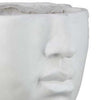 Kylz Decor Head Garden Planter | 23’’ | Wide Open Top | White Resin BM334807