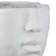 Kylz Decor Head Garden Planter | 23’’ | Wide Open Top | White Resin BM334807