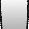 Perz Wall Mirror | 42’’ | Square Frame | Black Beaded Wood Frame BM334811
