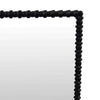 Perz Wall Mirror | 42’’ | Square Frame | Black Beaded Wood Frame BM334811