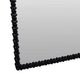 Perz Wall Mirror | 42’’ | Square Frame | Black Beaded Wood Frame BM334811