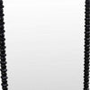 Perz Floor Mirror | 72’’ | Rectangular Shaped Black Beaded Wood Frame BM334812
