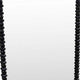 Perz Floor Mirror | 72’’ | Rectangular Shaped Black Beaded Wood Frame BM334812
