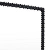 Perz Floor Mirror | 72’’ | Rectangular Shaped Black Beaded Wood Frame BM334812
