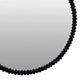 Perz Wall Mirror | 36’’ | Round Shape with Black Beaded Wood Frame BM334813