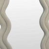 Izy Floor Mirror | 63’’ | Light Beige Wavy Abstract Frame | Wood BM334814