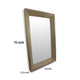 Cisy Floor Mirror | 75’’ | Light Oak Brown Wood Rectangular Frame BM334815